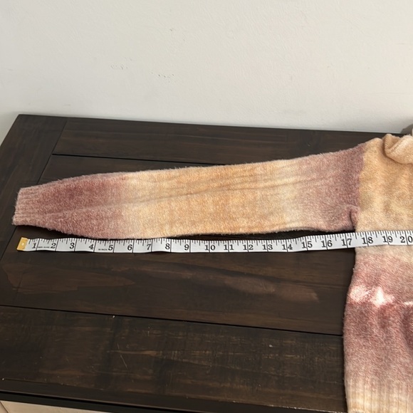 American Eagle Open Front Cardigan Ombré Orange and Purple Size XXS - Picture 6 of 7